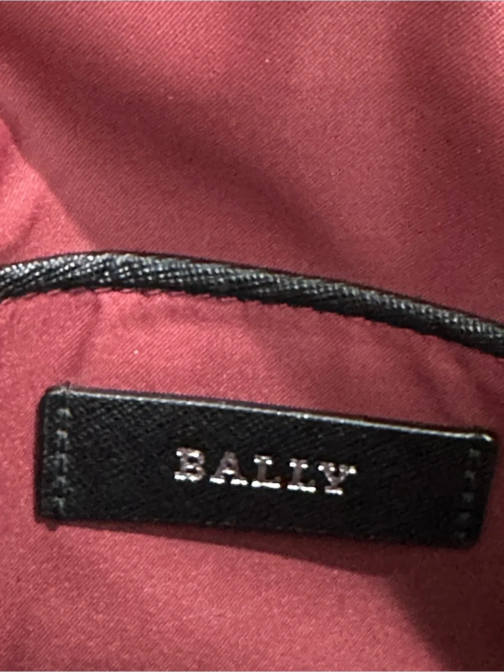 Bally Salmah Mini Black Leather Crossbody Bag